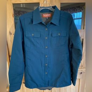 Simms Teal Casual Shacket